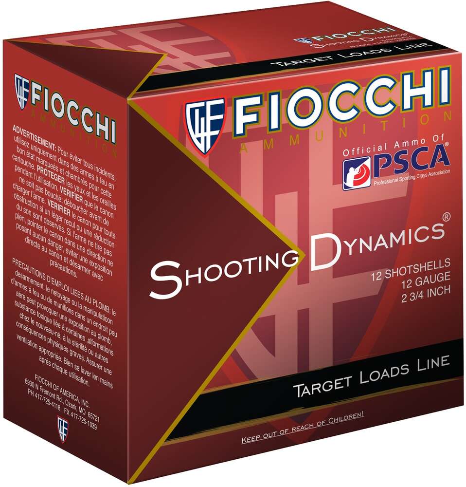 Ammunition Fiocchi Ammunition Ready Series 12Gauge2.75" FIOCCHI 12ga FAST SHOOTING DYNAMICS 2 3/4" 1 1/8OZ #7.5 SHOT 1250FPS 25RD